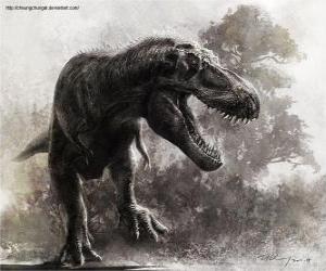yapboz Zhuchengtyrannus en büyük etçil dinozorlar biridir